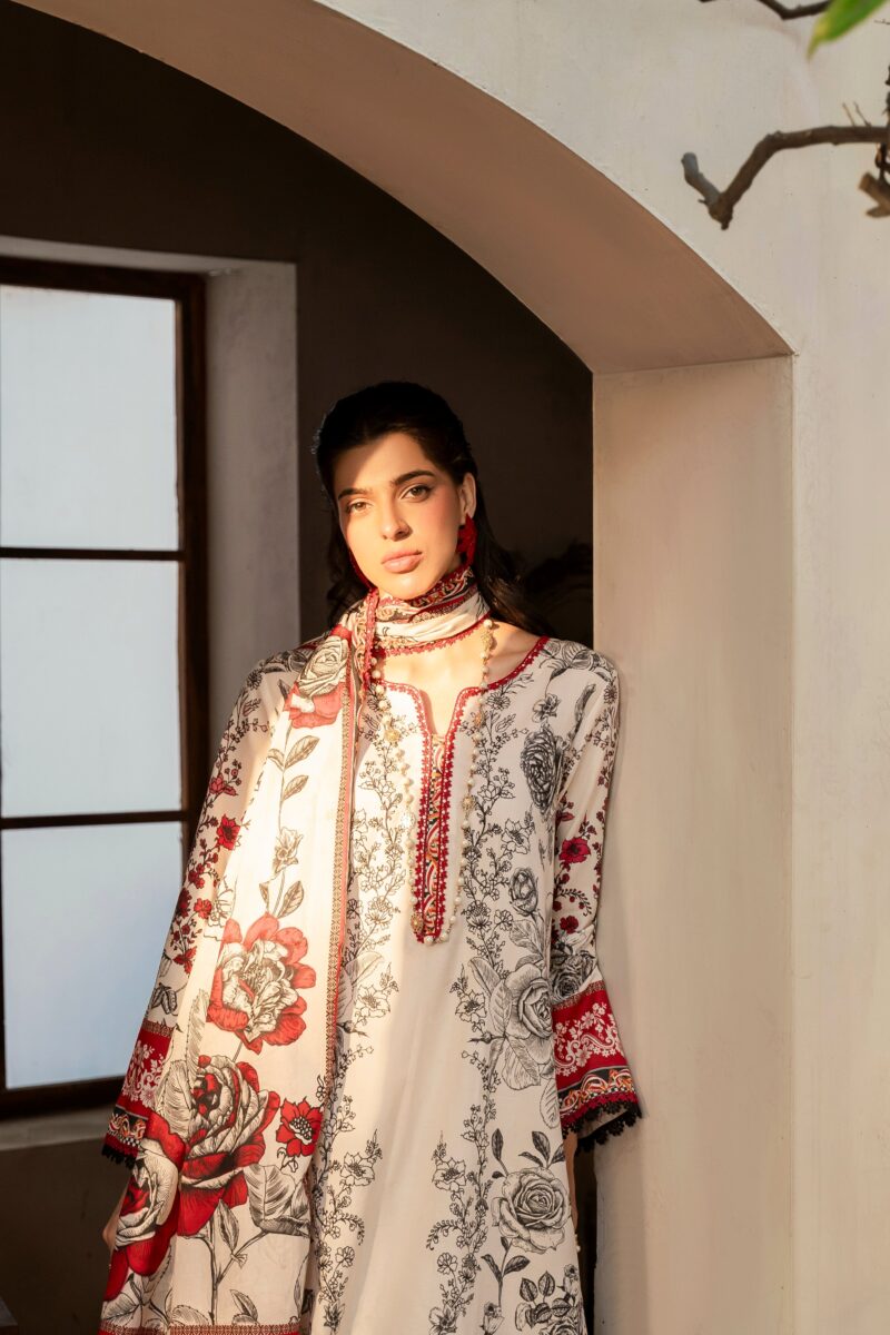 Printed - Lawn - 3pc - D136 - Acai - Image 2