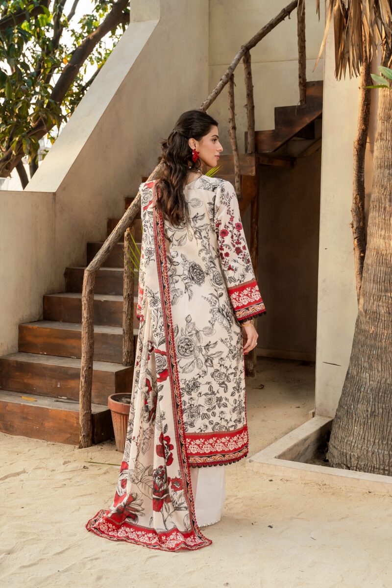 Printed - Lawn - 3pc - D136 - Acai - Image 5