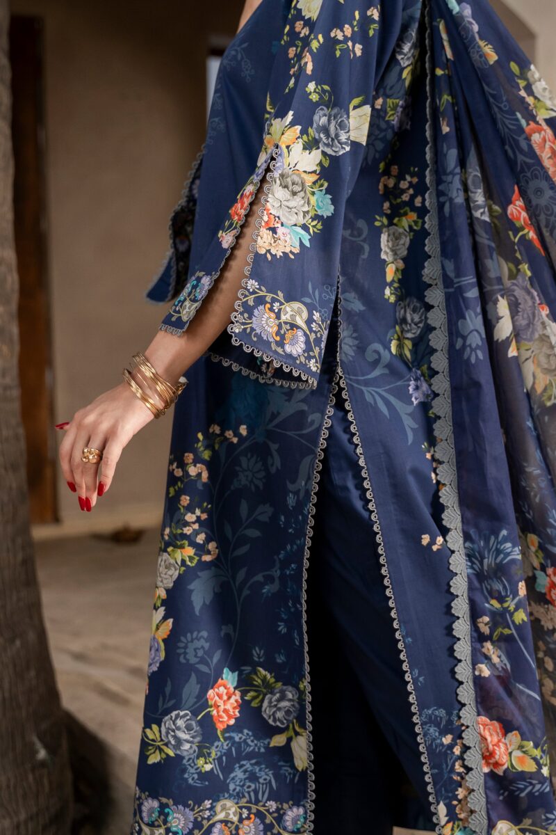 Printed - Lawn - 3pc - D142 - Blueberry - Image 5