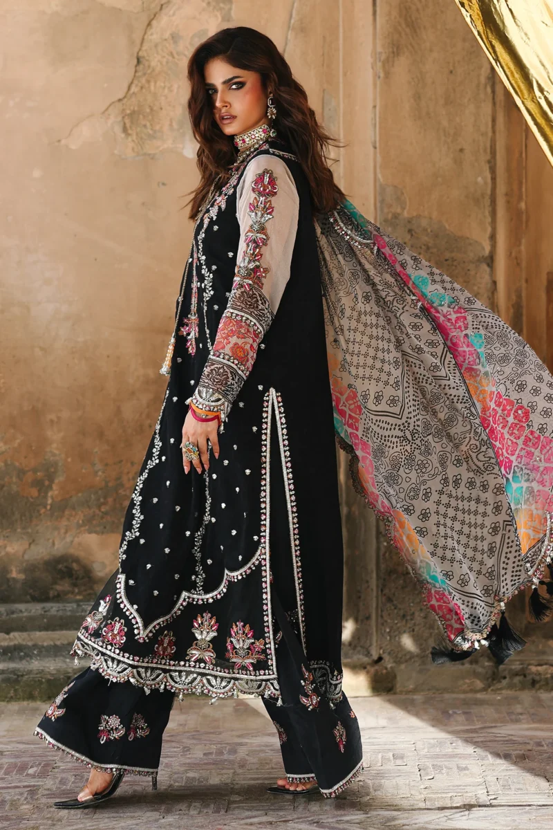Vasal – Vol 4 Unstitched Luxury Chiffon by Charizma | VSL25-24 - Image 2