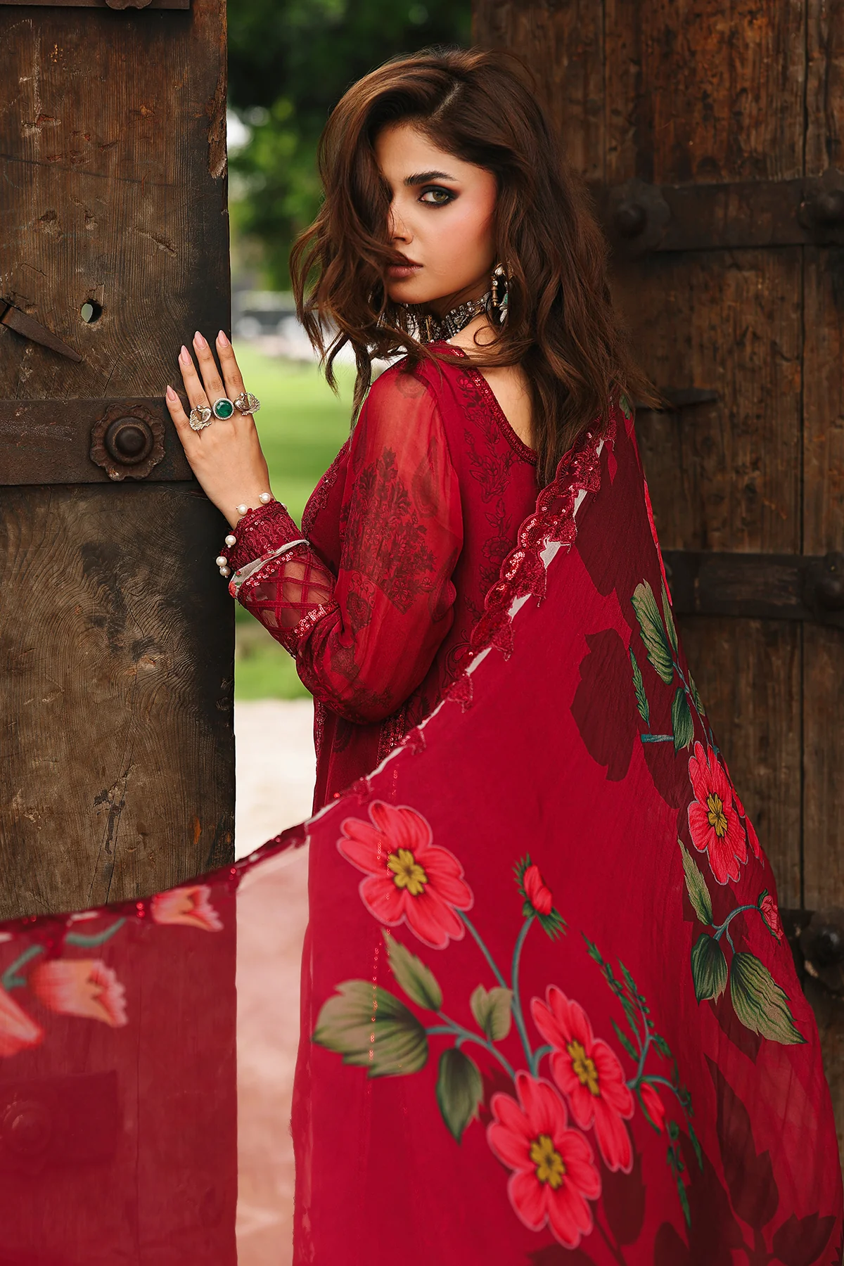 Vasal – Vol 4 Unstitched Luxury Chiffon by Charizma | VSL25-24 - Image 2