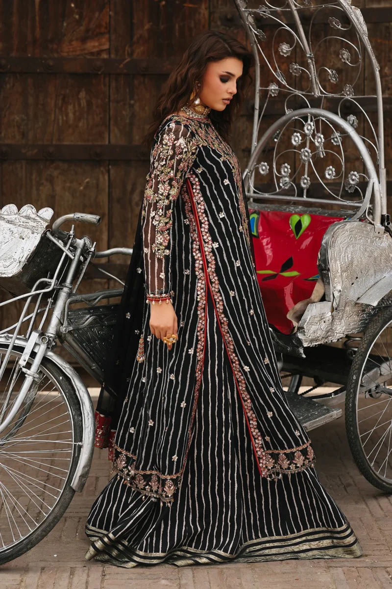 Vasal – Vol 4 Unstitched Luxury Chiffon by Charizma | VSL25-26 - Image 2