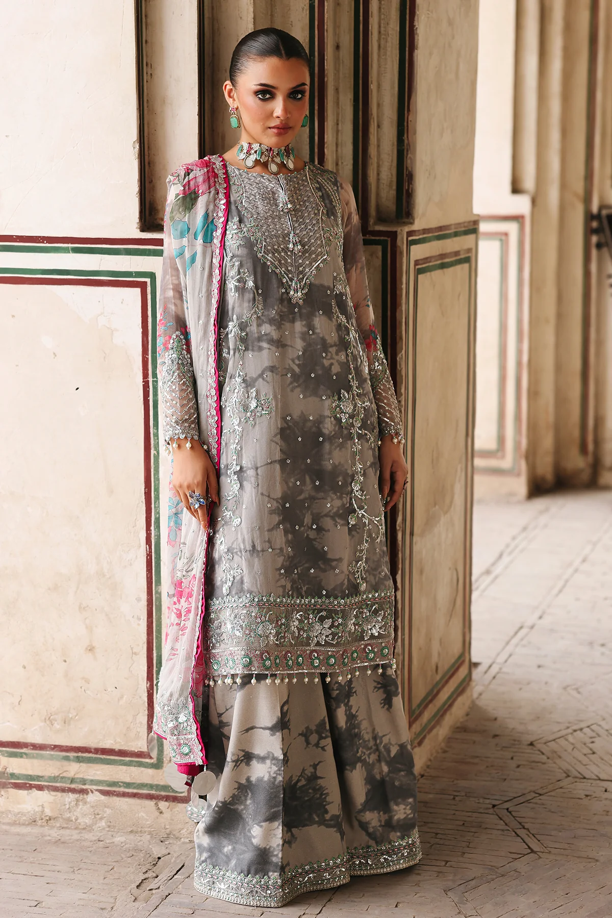 Vasal – Vol 4 Unstitched Luxury Chiffon by Charizma | VSL25-27