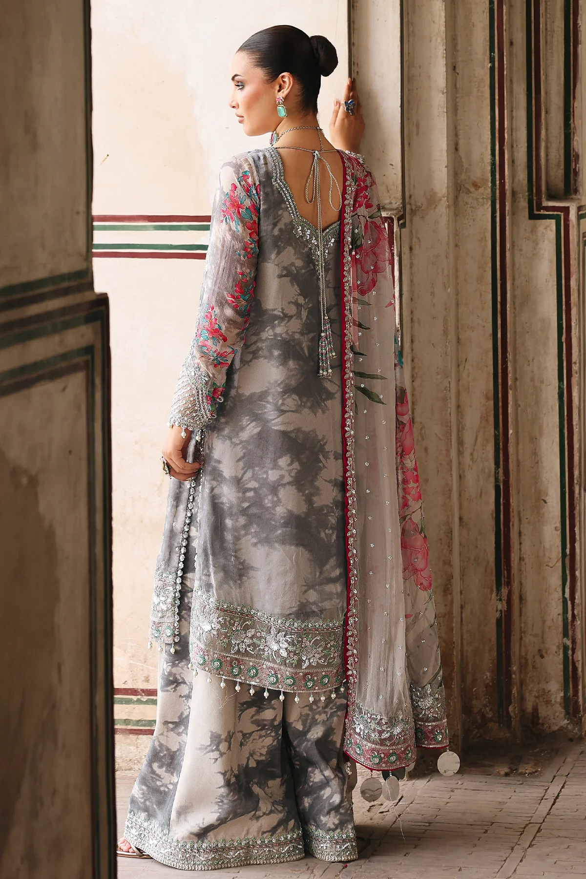 Vasal – Vol 4 Unstitched Luxury Chiffon by Charizma | VSL25-27 - Image 2