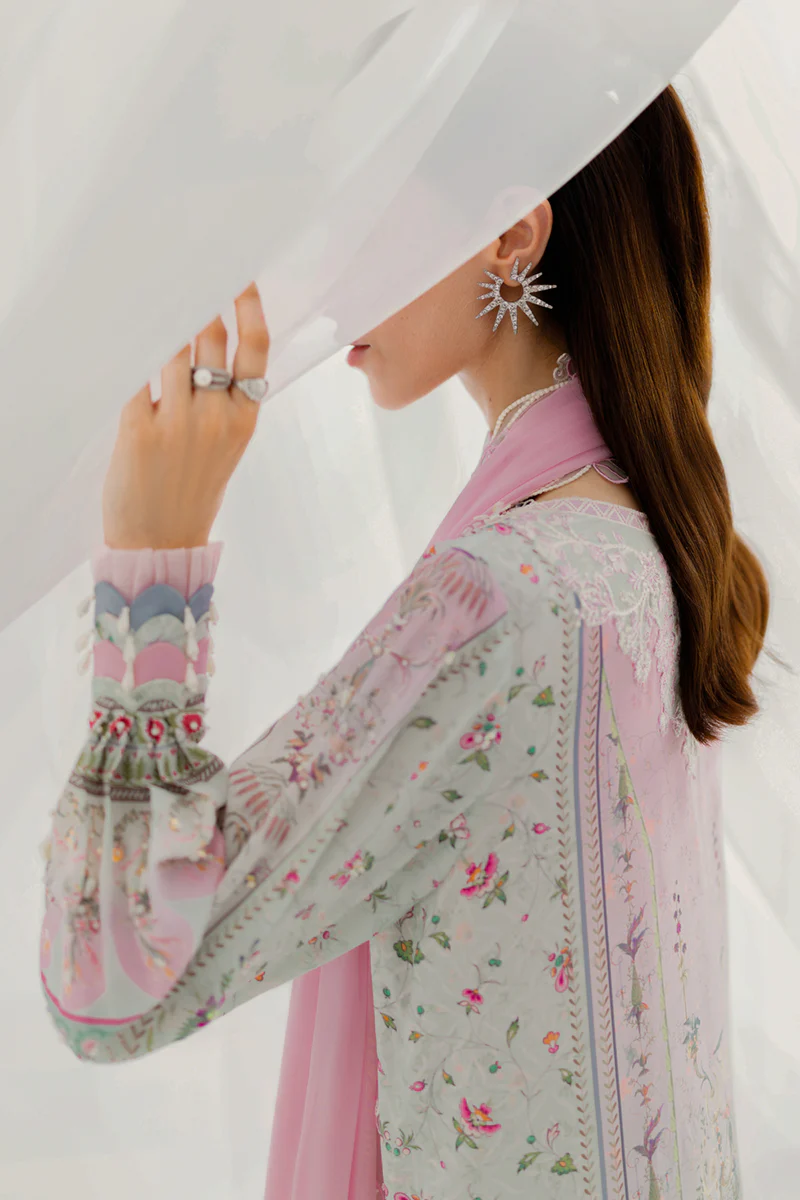 Qalamkar Luxe Silk Collection 2025 | LK-07 - Image 3