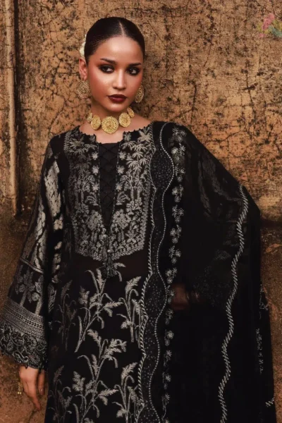 Lawn Suits Online, Nureh Chikankari Swiss Lawn 2025, Nureh Maya Lawn Jacquard