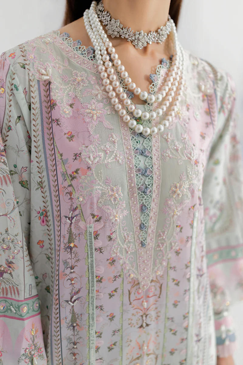 Qalamkar Luxe Silk Collection 2025 | LK-07 - Image 4