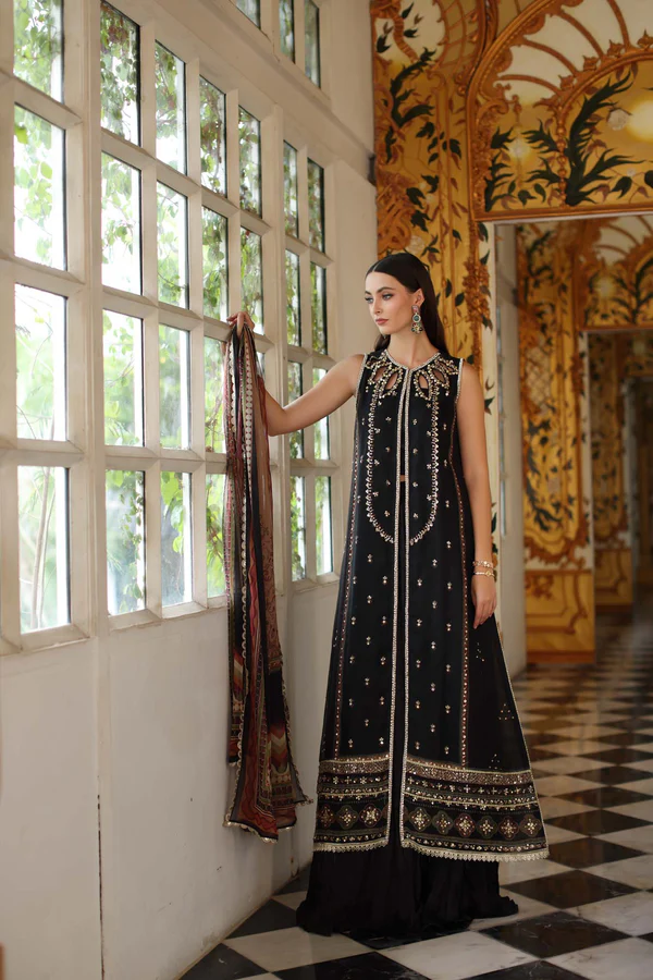 Noor Noor Festive ’25 | Saadi Aasad | D1 – Black - Image 3