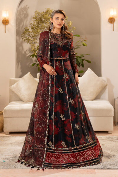 Alizeh Fleur Embroidered Printed Chiffon || AF-CH-2191 Talia