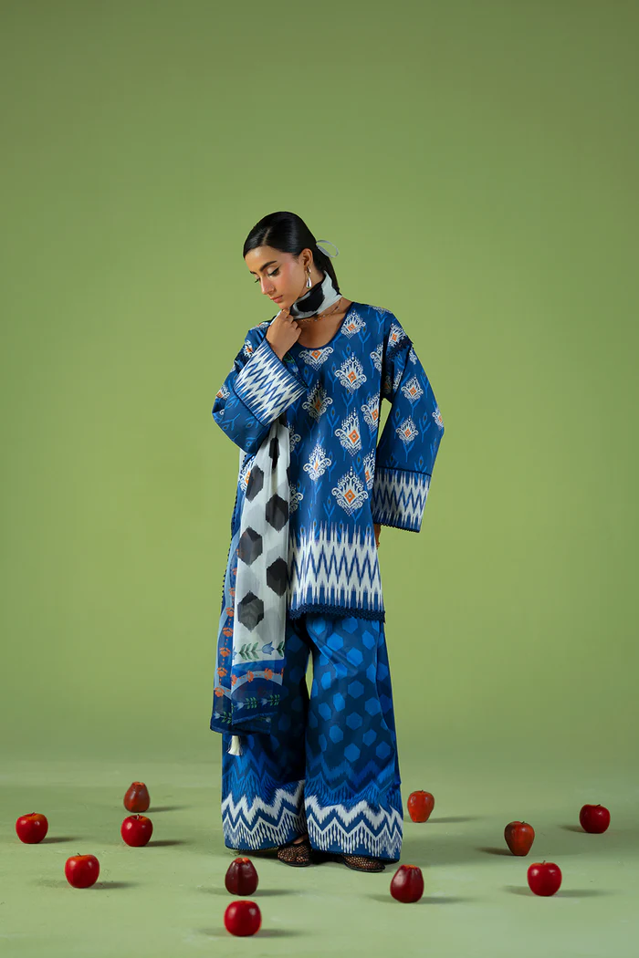 Saira Rizwan Digital Printed ’25 | CITY BLOOM – JPU25-09 - Image 3