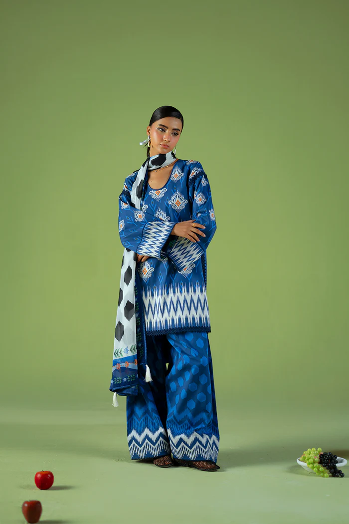 Saira Rizwan Digital Printed ’25 | CITY BLOOM – JPU25-09