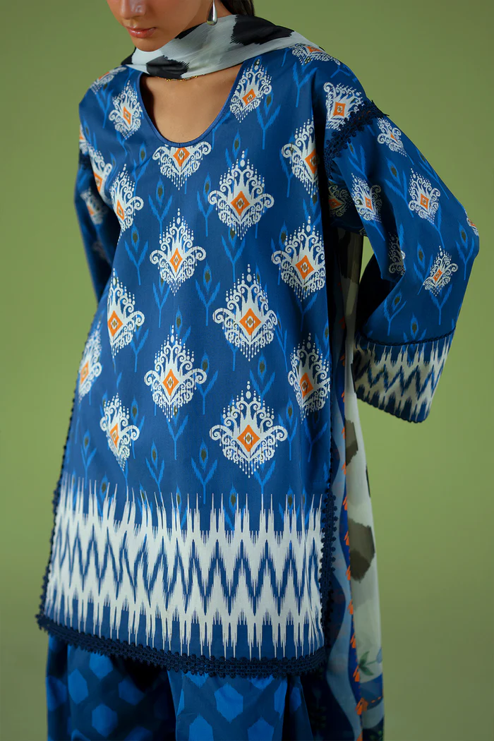 Saira Rizwan Digital Printed ’25 | CITY BLOOM – JPU25-09 - Image 4