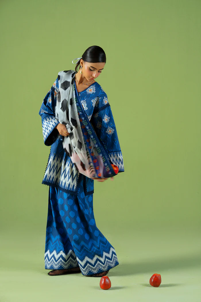 Saira Rizwan Digital Printed ’25 | CITY BLOOM – JPU25-09 - Image 2