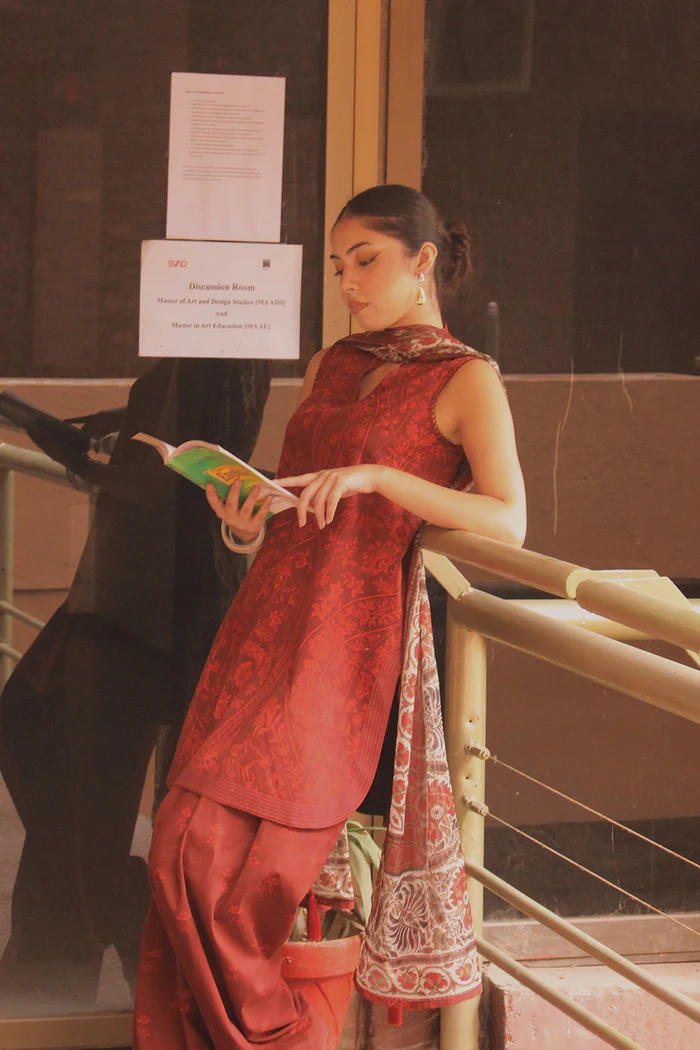 Saira Rizwan Digital Printed ’25 | MIDNIGHT – JPU25-07 - Image 2