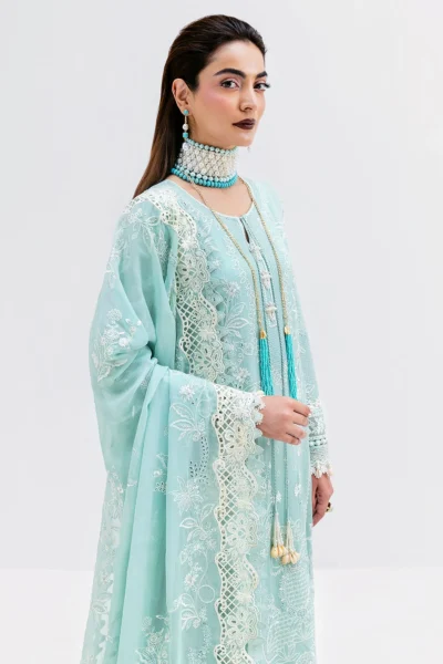 Imrozia Luxe Serene Georgette 3Pc Suit || S-1087 AQUA