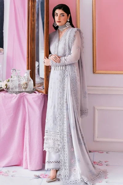 Imrozia Luxe Serene Georgette 3Pc Suit || S-1091 STONE