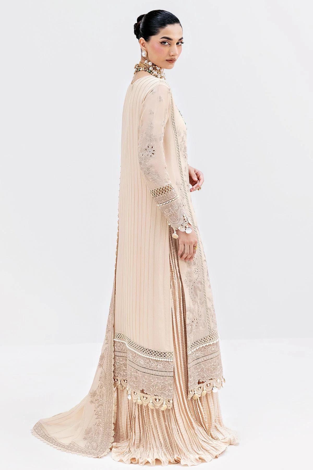 Imrozia Luxe Serene Georgette 3Pc Suit || S-1094 SAND - Image 3