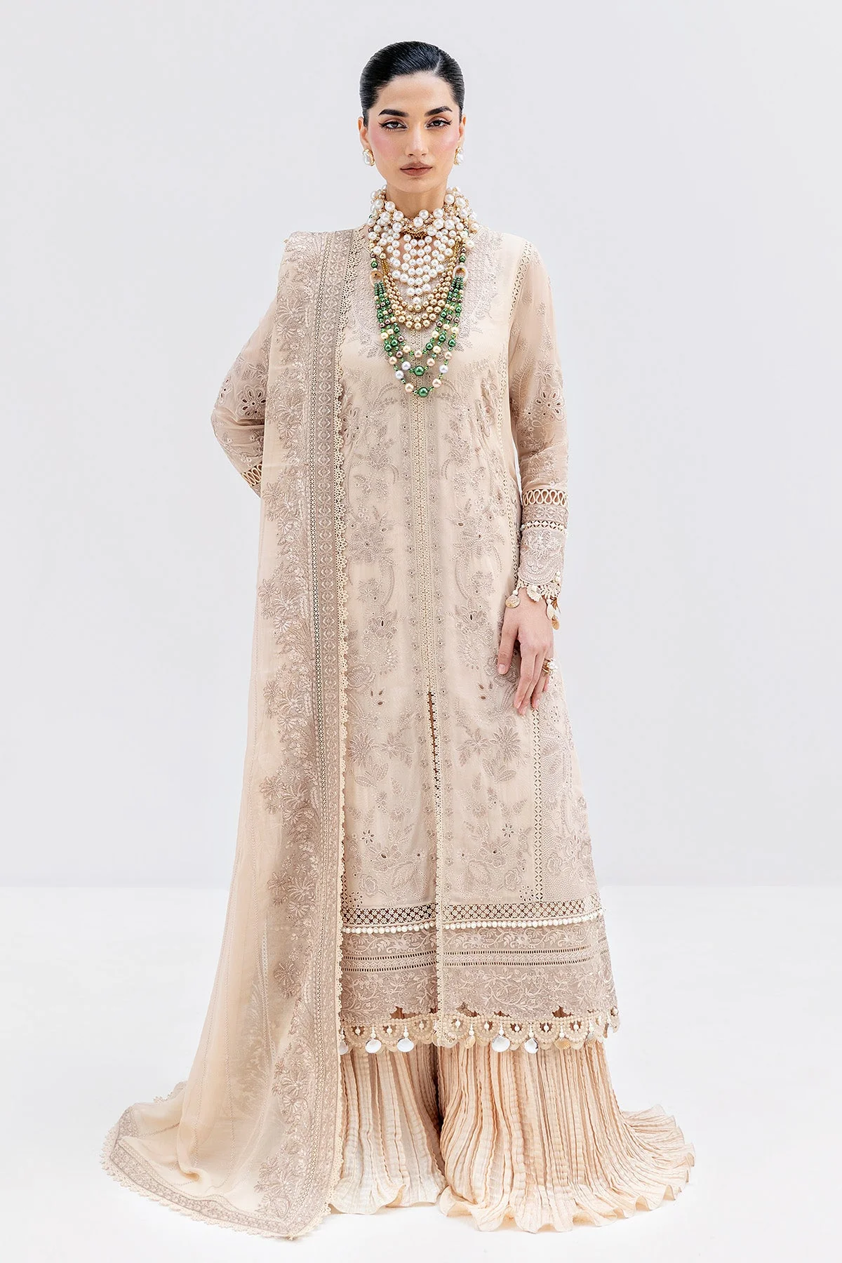 Imrozia Luxe Serene Georgette 3Pc Suit || S-1094 SAND - Image 2