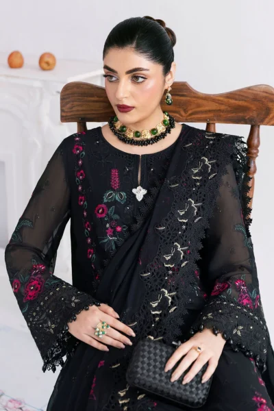 Imrozia Luxe Serene Georgette 3Pc Suit || S-1095 ONYX