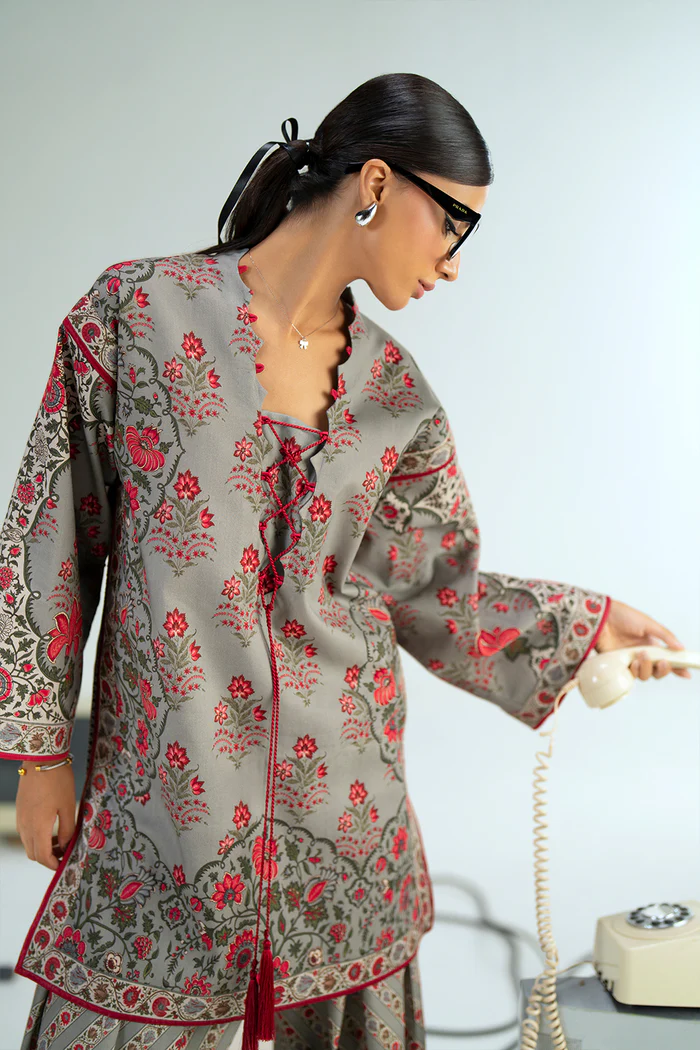 Saira Rizwan Digital Printed ’25 | SILVER LINING – JPU25-03 - Image 3