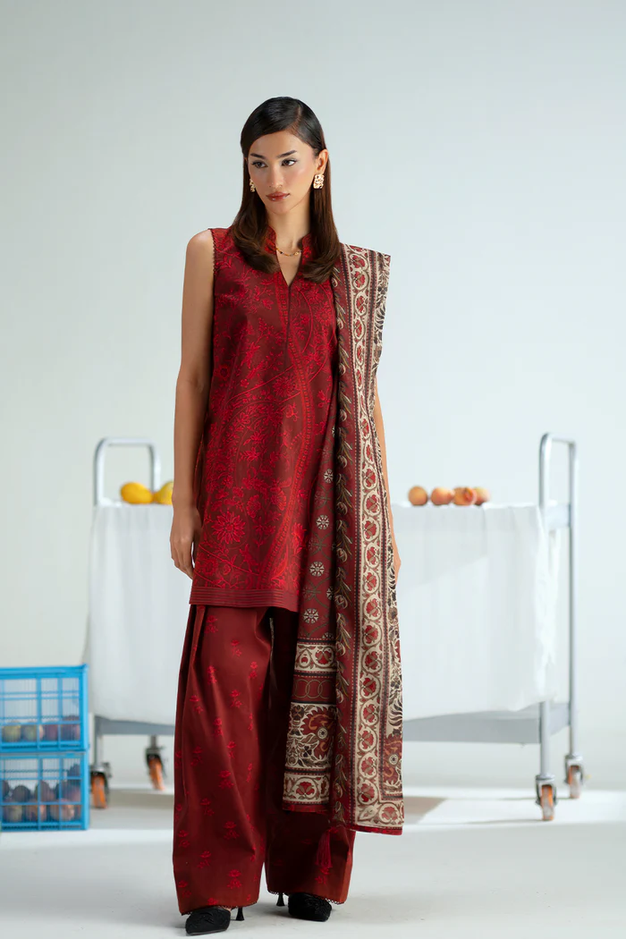 Saira Rizwan Digital Printed ’25 | MIDNIGHT – JPU25-07