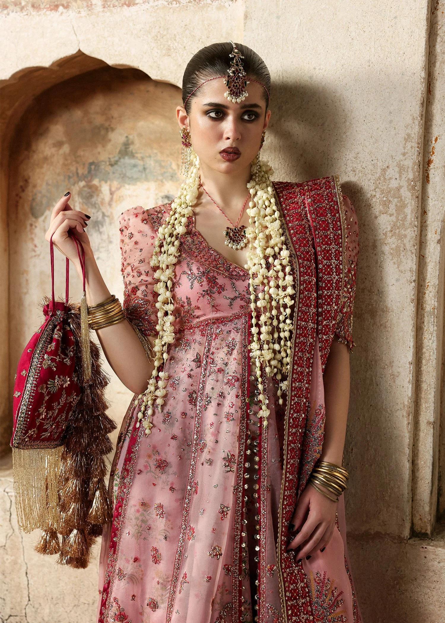 Massarat – Festive Unstitched ’25 by Hussain Rehar | Roshanara - Image 2