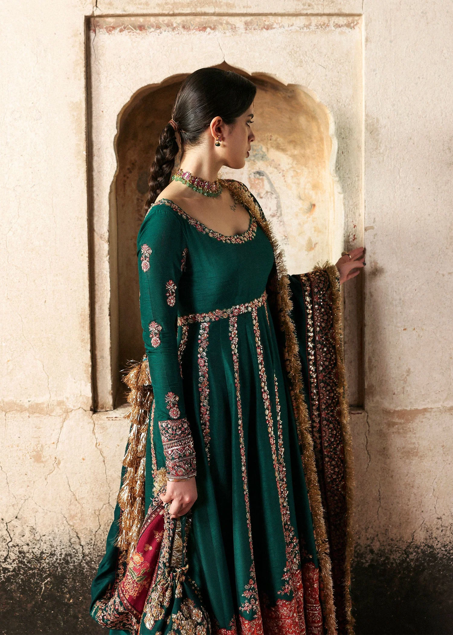 Massarat – Festive Unstitched ’25 by Hussain Rehar | Meherunissa - Image 2