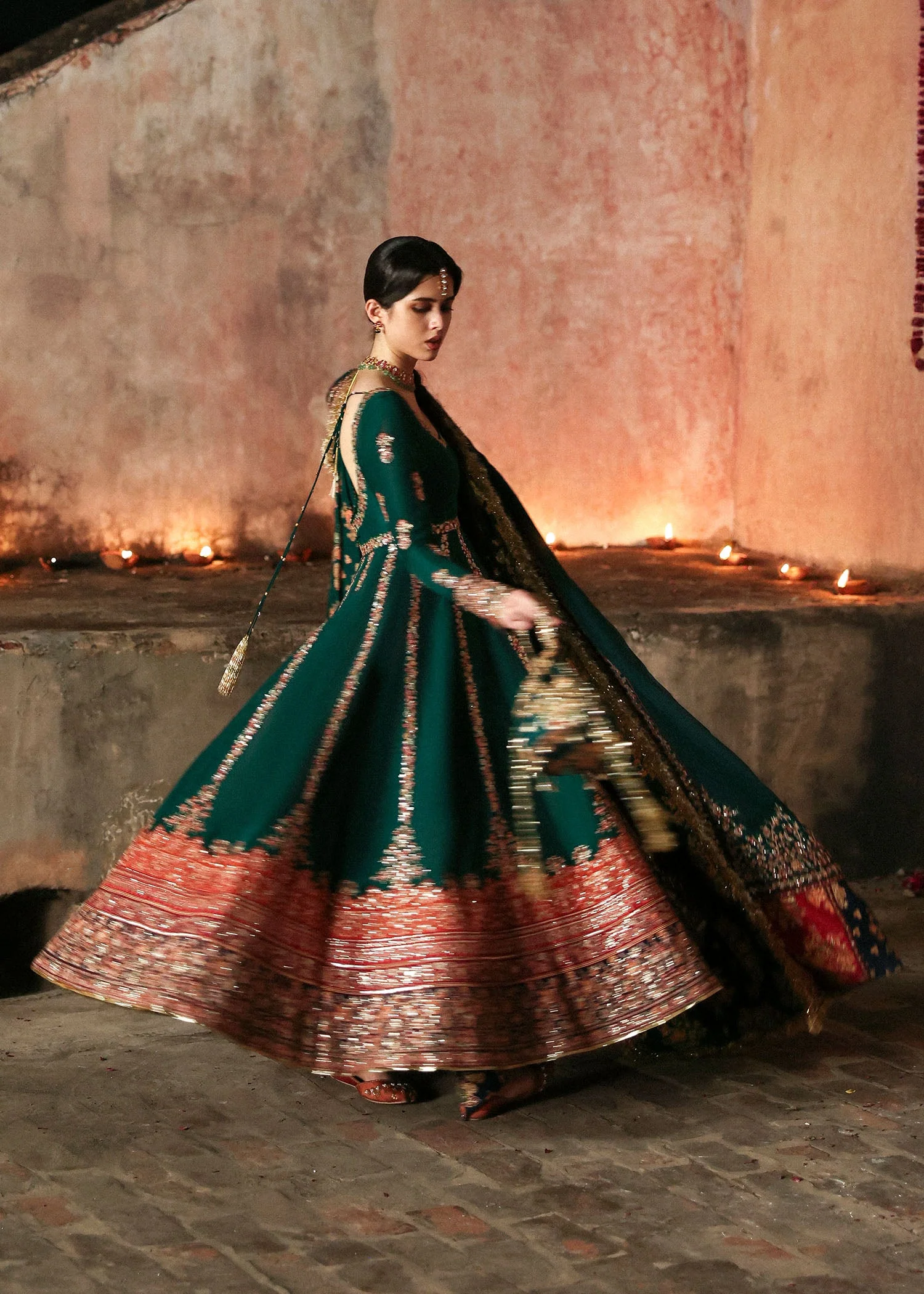 Massarat – Festive Unstitched ’25 by Hussain Rehar | Meherunissa