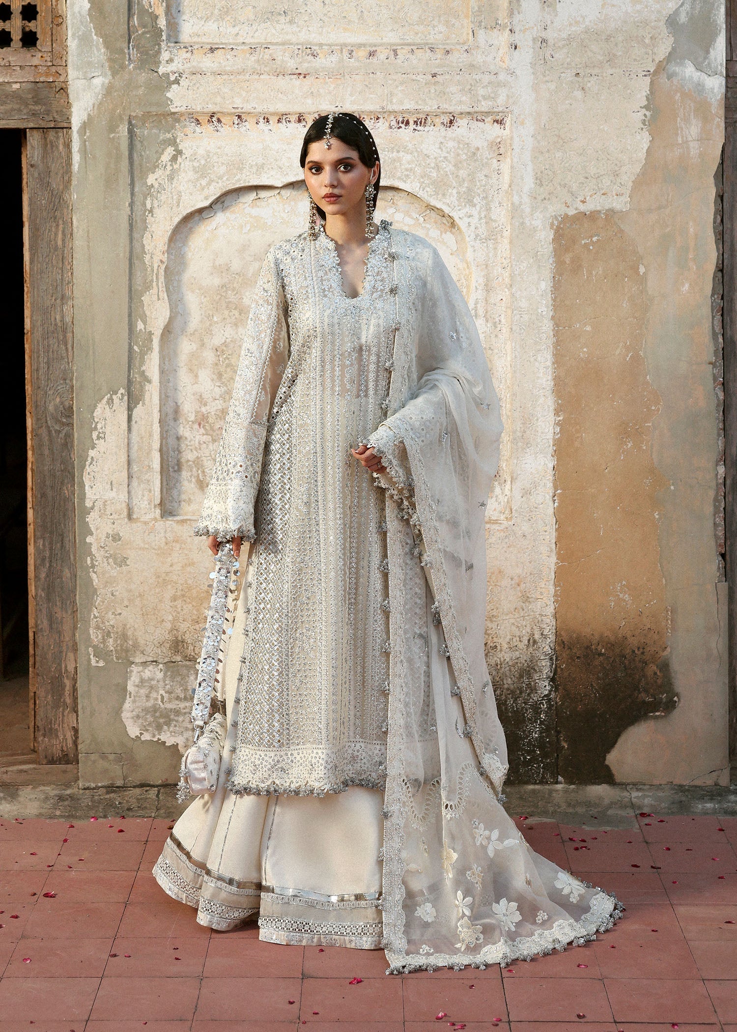 Massarat – Festive Unstitched ’25 by Hussain Rehar | Sitara - Image 3