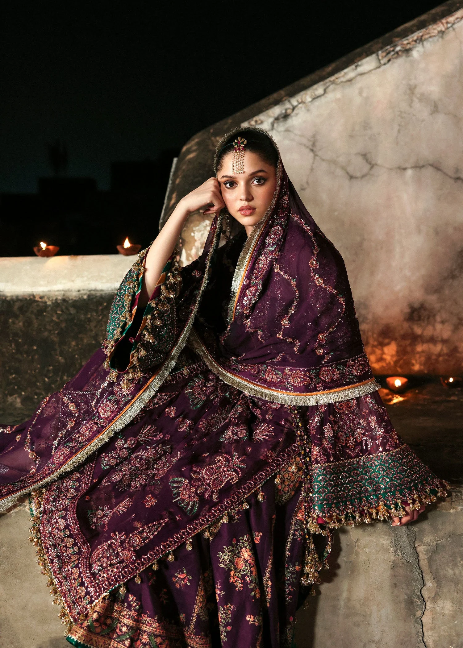 Massarat – Festive Unstitched ’25 by Hussain Rehar | Ghazal - Image 2
