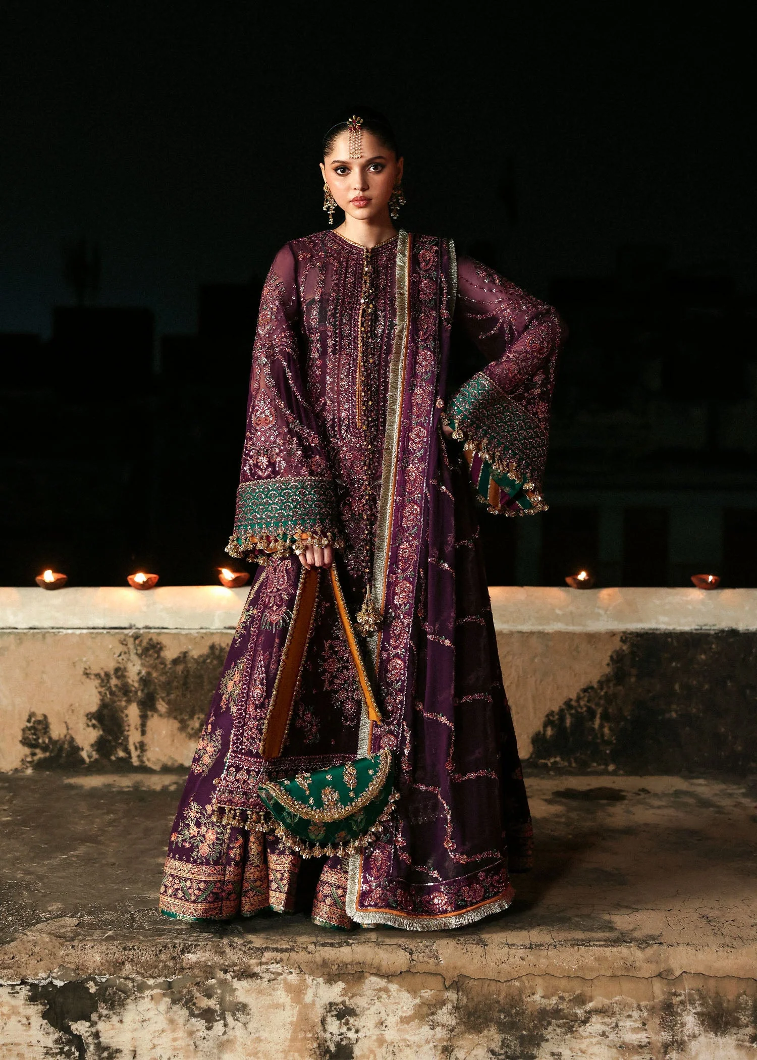 Massarat – Festive Unstitched ’25 by Hussain Rehar | Ghazal - Image 4