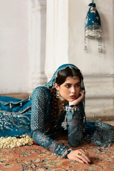 Massarat – Festive Unstitched ’25 by Hussain Rehar | Zebunisa