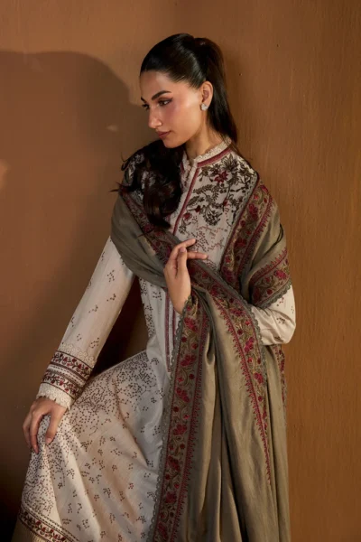 Sobia Nazir Winter Shawl 2025 || WS25-6A