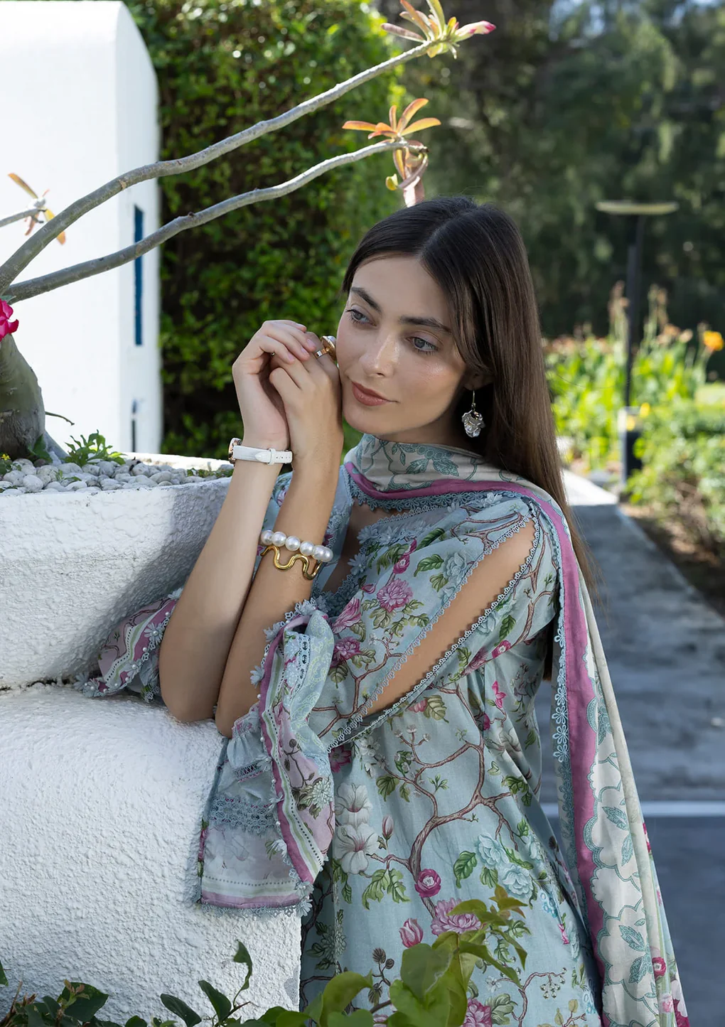Elaf Prints Lawn Vol 1 2026 | 8A EIRINI BLOOM - Image 2