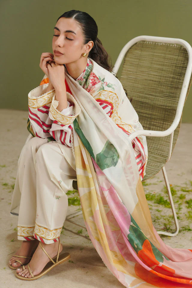 Coco Prints Lawn Drop 1 2026 By Zara Shahjahan || Zeya-1A - Image 2