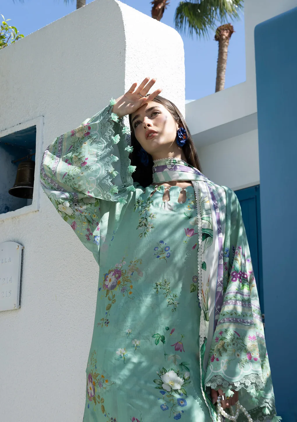 Elaf Prints Lawn Vol 1 2026 | 7A TEAL ME - Image 3
