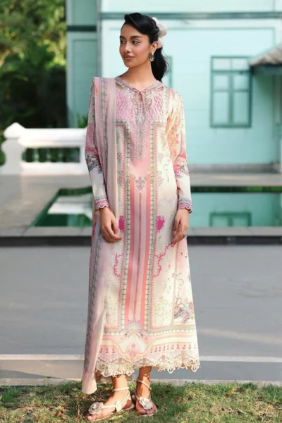 Q Prints by Qalamkar | Lawn 2026 | Elara