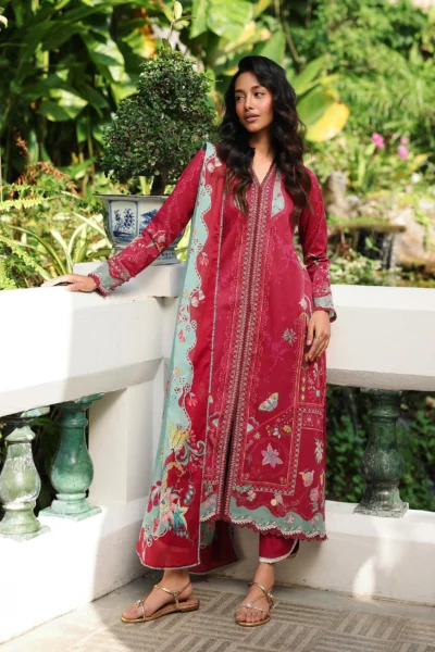 Q Prints by Qalamkar | Lawn 2026 | Brie