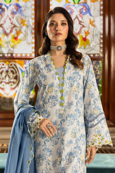 Embroidered Shirt Shalwar Dupatta - 4001