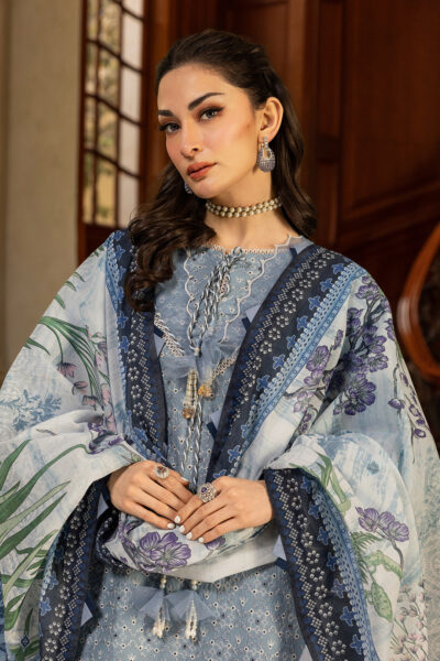 Embroidered Shirt Shalwar Dupatta - 4003