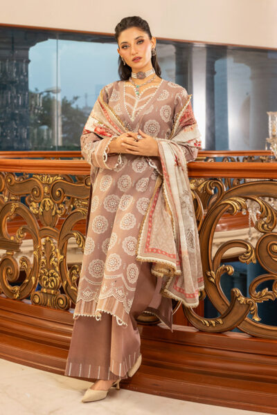 Embroidered Shirt Shalwar Dupatta - 4011
