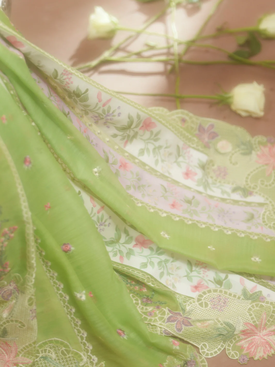 Mashriq Luxury Lawn 2026 by Bin Ilyas || D-112-A - Image 4