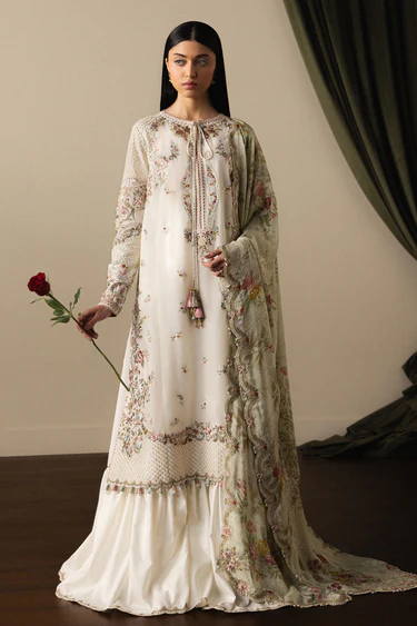 Zara Shahjahan Luxury Summer Lawn | Satori 2026 | Shiori-D5