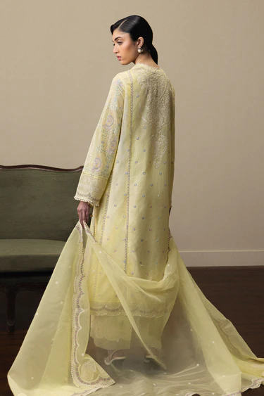 Zara Shahjahan Luxury Summer Lawn | Satori 2026 | Hinata-D3