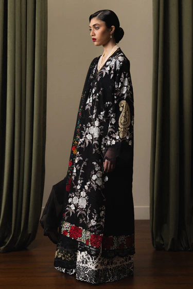 Zara Shahjahan Luxury Summer Lawn | Satori 2026 | Takumi-D10 - Image 4