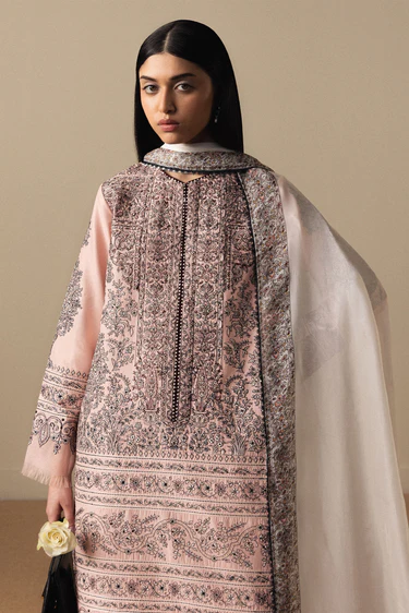 Zara Shahjahan Luxury Summer Lawn | Satori 2026 | Akahana-D11 - Image 4