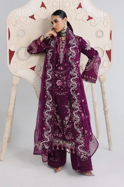 Qalamkar Festive Lawn 2026 || QFL-10 TRESA