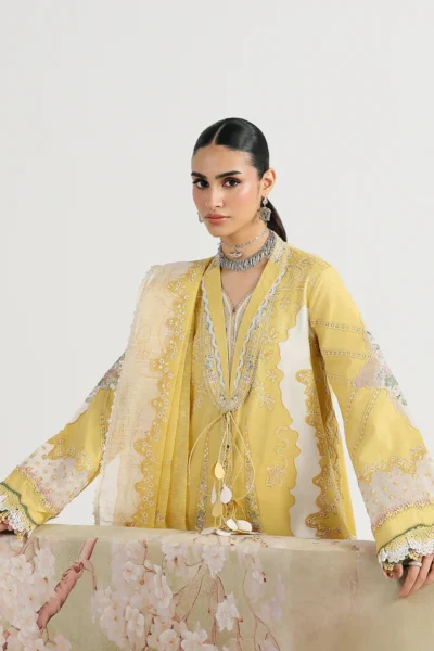 Qalamkar Festive Lawn 2026 || QFL-05 ZARIA