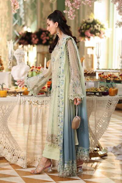 Maria B Chiffon Collection | Chiffons 2026 | MPC-26-105-Pistachio Green