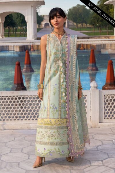 Crimson Flow Luxury Lawn – SUN-KISSED LETTER-D9B